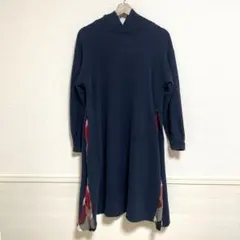 BLUE LABEL CRESTBRIDGE　パーカーワンピース　サイドチェック