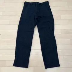 ダークグレー ウールパンツ