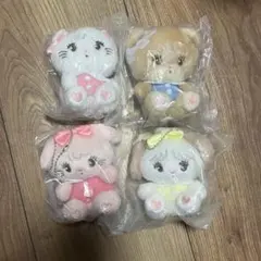 mikko ぬいぐるみ2 全4種 ムース キャミー スフレ ラテ 4個セット