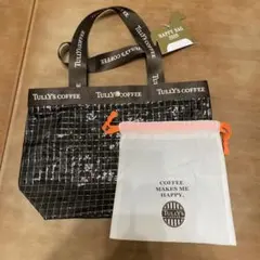 タリーズ 2026 HAPPY BAG 福袋　トートバッグと巾着