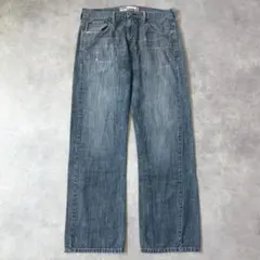 リーバイス569 Levis W30 ワイド バギー 青 古着 ヒゲ 22543 - メルカリ