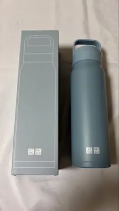 ユニクロ　感謝祭イベント　ステンレスボトル　ブルー