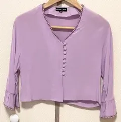 sister jane シスタージェーン カーディガン パープル S 姫袖のサムネイル