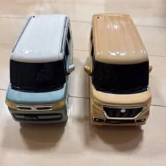 非売品スズキ スペーシア カスタム　ミニカー 2台セット
