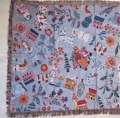新品　ナタリーレテ　タペストリー ラグ　153×90cm　ハウス　猫　ねこ　ネコ