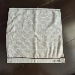 ☆CÉLINE ベージュ ロゴ入り フェイスタオル☆