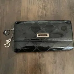 使用感、傷ありPINKY & DIANNE 長財布レディースエナメル