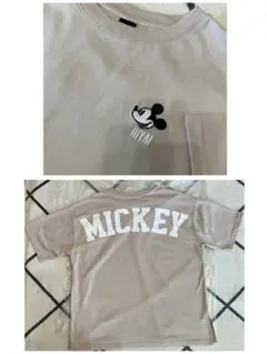 ハニーズ　ディズニー　ミッキーマウス　半袖　Tシャツ Sサイズ　ベージュ