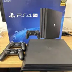 PlayStation 4 Pro本体 コントローラー2台付き