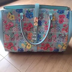 Samantha Vega ハンドバッグ 花柄 チェック柄のサムネイル