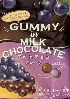クリート グミinチョコグレープグミ&ミルクチョコレート 27gx5袋のサムネイル