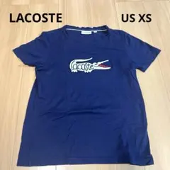 LACOSTE ラコステ ビッグロゴ Tシャツ 紺 ネイビー