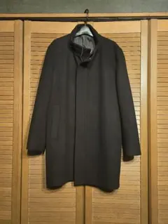 CALVIN KLEIN ブラック ステンカラーコート美品　サイズXL