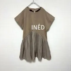 INÉD ペプラムドッキングカットソー ベージュ コットン【9】のサムネイル