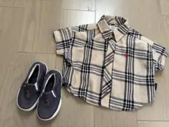 POLO キッズ服 80センチ キッズ靴 15センチ