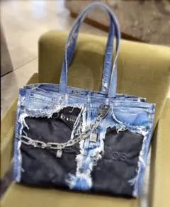 Acne Studios トロンプ・ルイユプリント コットンバッグのサムネイル