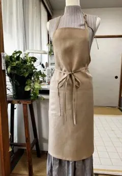 リネンエプロン キッチン用品