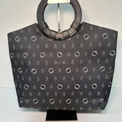 美品】ハンティングワールド ショルダーバッグ 千鳥柄 メタルロゴ 