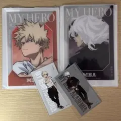 ヒロアカ ベースヤードトーキョー クリアアートカード 特典 爆豪 死柄木 荼毘