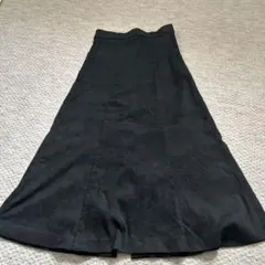 ジーナシスブラック フレアスカート スリット入り