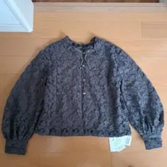CI-NA ストライプ フラワー刺繍 ブラウス - メルカリ