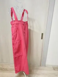 SEMICOUTURE/セミクチュール カラーデニムジャンパースカート