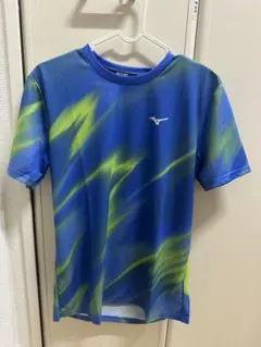 ミズノ　ランニングTシャツ(フェイスタオル付き)