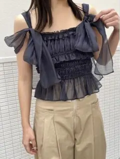 SNIDEL シャーリングリボンのサムネイル