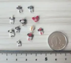 【現品】ネイルパーツ リルリンリン ミニチュアサイズ ショートネイル クリスマス