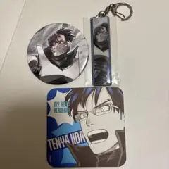 僕のヒーローアカデミア原画展 飯田　缶バッジ　アートコースターメタルキーホルダー