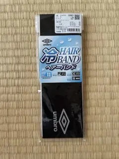 umbro 冷感ヘアバンド ブラック