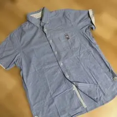BEAMS NEAT 半袖シャツ Mサイズ 青のサムネイル