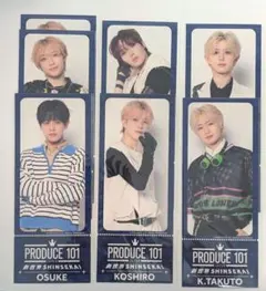 PRODUCE 101 JAPAN 新世界 チケットデザインカード7枚セット