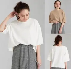 green label relaxing 片畦オーバーサイズカットソー