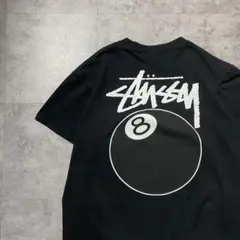 stussy　8ボール　エイトボールバックプリント　ボックスシルエット　Tシャツ