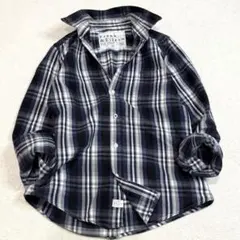 フランク＆アイリーン　バリー　スキッパーシャツ　ネルシャツ　チェック　M相当