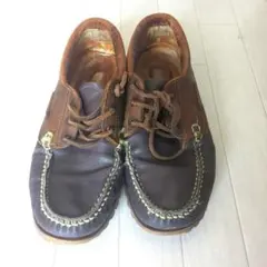 傷ありTimberlandMade inUSA刻印スリーアイクラシックサイズ9m