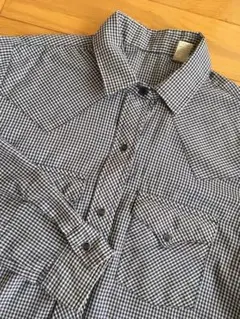 古着／ヴィンテージ／ウエスタンシャツ／チェックシャツ／MADE IN USA