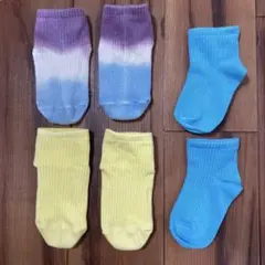ZARA キッズソックス タイダイ 3点セット