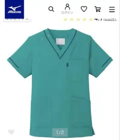ミズノスクラブMZ0092 男女兼用M エメラルドグリーン　新品未使用のサムネイル