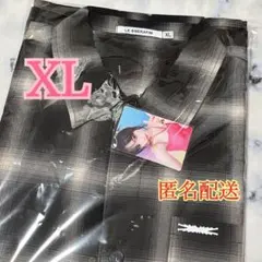 ② Le Sserafim HOT IN JAPAN チェックシャツ XL