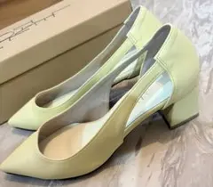 LE TALON パンプス　イエロー　22.5のサムネイル