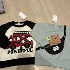 90.95 新品タグ付き　 トレーナー 2枚セット