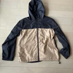 フード付きジャケット 160サイズ 黒とベージュ