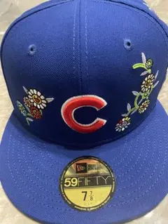 村上隆 MLB 東京シリーズ　シカゴ カブス キャップ 青 7 7/8