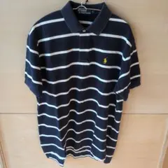 Polo by Ralph Lauren ボーダー ポロシャツ L コットン