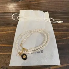 【Ray BEAMS】クローバーチャーム付きパールネックレスのサムネイル