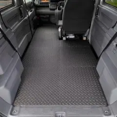 ホンダN-VAN ごろねフロアマット グレー＆ホワイト - メルカリ