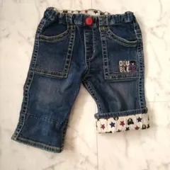 DOUBLE.B★デニム半ズボン★100