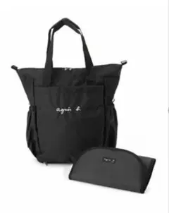 【るん様専用】 agnès b. アニエスベー マザーズバッグ ブラック
